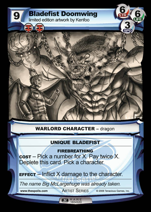 Bladefist Doomwing